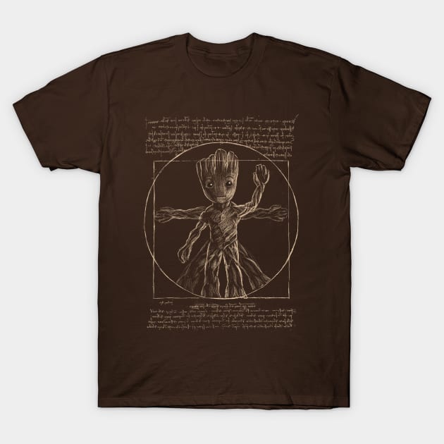 Vitruvian tree T-Shirt by BlancaVidal